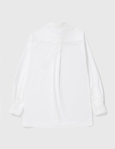 Shop Kenzo 'boke Flower' Crest Shirt Jacket In White