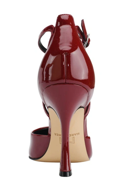 Shop Marc Fisher Ltd Lynnie D'orsay Pointed Toe Pump In Dark Red 600