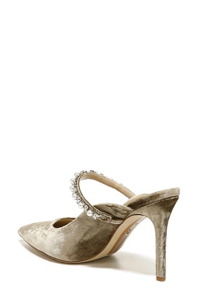 Sam Edelman Hyland Pointed Toe Mule In Mushroom