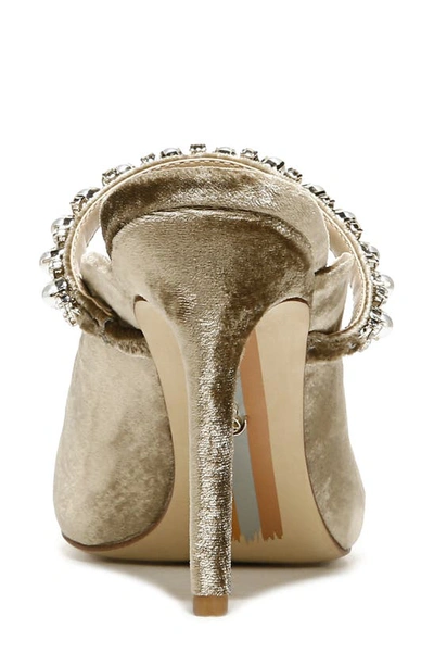 Sam Edelman Hyland Pointed Toe Mule In Mushroom