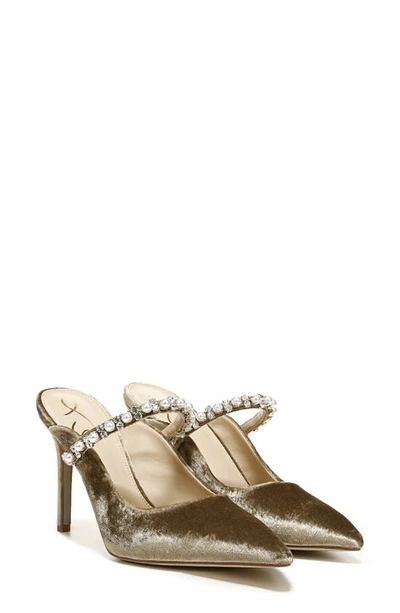 Sam Edelman Hyland Pointed Toe Mule In Mushroom
