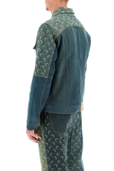 Shop Marine Serre 'petrichor' Patchwork Jacket