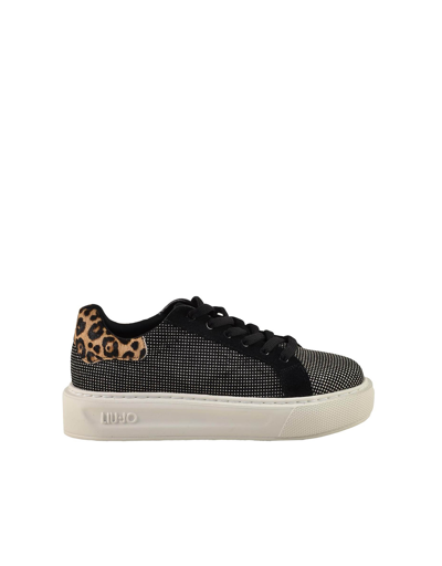 Shop Liu •jo Shoes Women's Black Sneakers