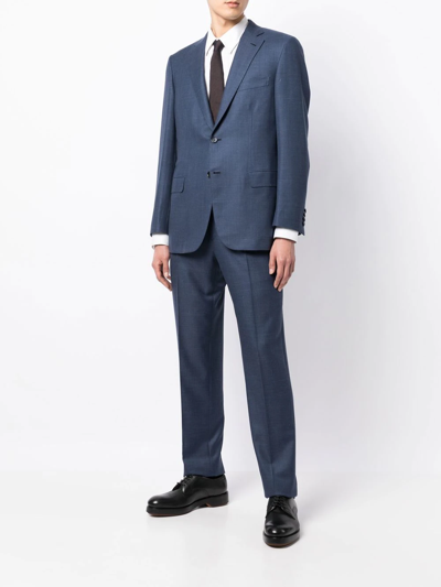 Shop Brioni Single-breasted Suit In 蓝色
