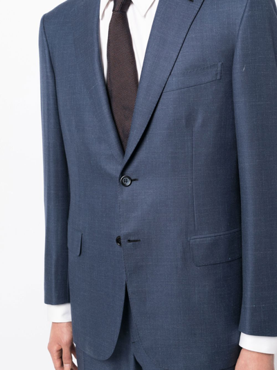 Shop Brioni Single-breasted Suit In 蓝色