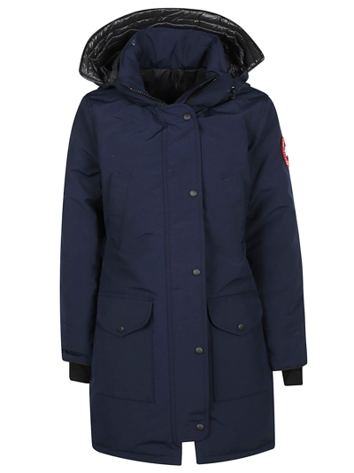 Shop Canada Goose Women's Blue Other Materials Outerwear Jacket