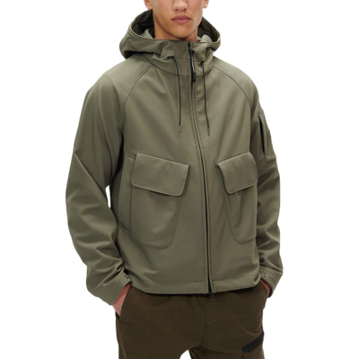 Shop C.p. Company Cp Company Men's Green Polyester Outerwear Jacket