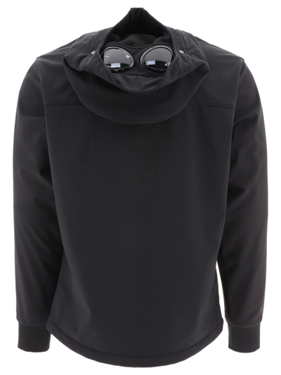 Shop C.p. Company Cp Company Men's Black Polyester Outerwear Jacket