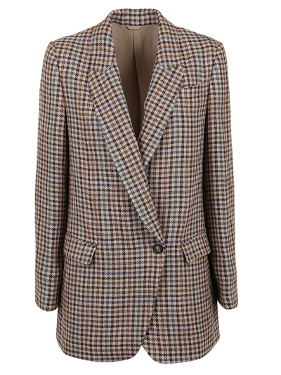 Shop Brunello Cucinelli Women's Brown Outerwear Jacket