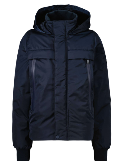 Hugo Boss Kids Winter Jacket For Boys In Blu Marino | ModeSens