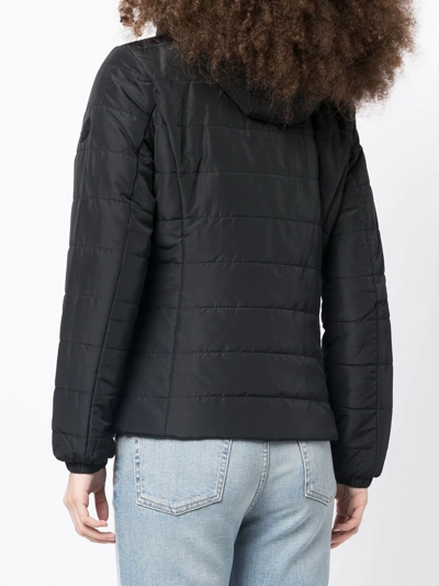 Armani Exchange Padded Zip-up Jacket In Schwarz