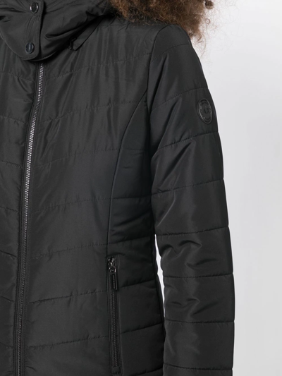 Armani Exchange Padded Zip-up Jacket In Schwarz