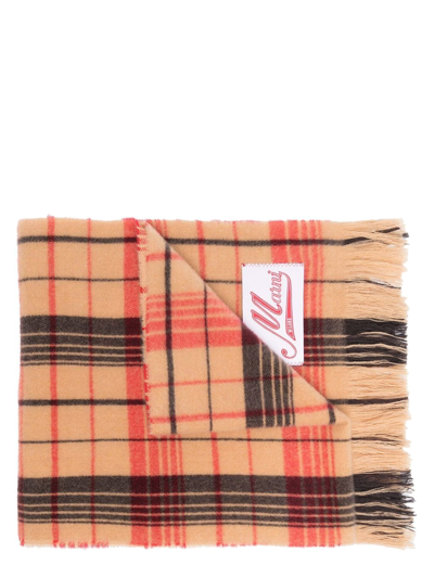 Shop Marni Women's Scarves And Shawls -  - In Brown Wool