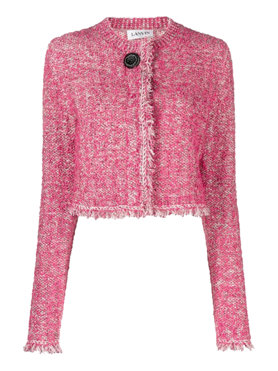 Shop Lanvin Women's Knitwear & Sweatshirts -  - In Pink Cotton