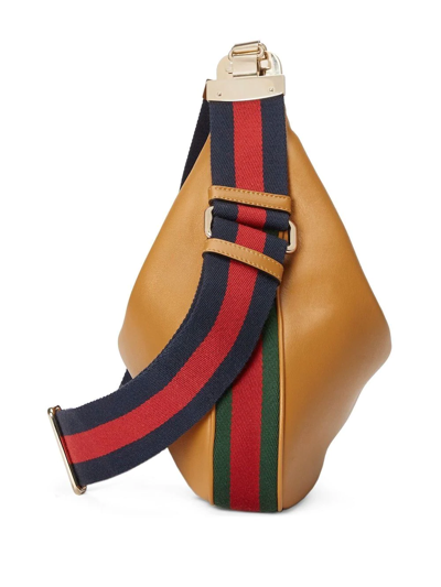 Shop Gucci Large Attache Shoulder Bag In Orange