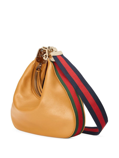 Shop Gucci Large Attache Shoulder Bag In Orange