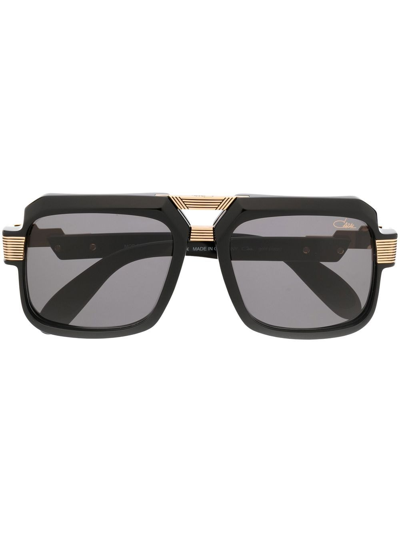 Shop Cazal Square-frame Tinted Sunglasses In Schwarz