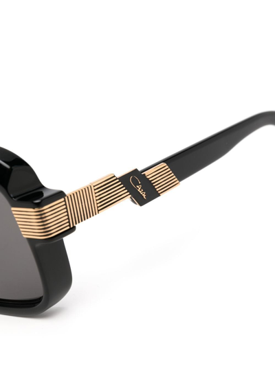 Cazal Square-frame Tinted Sunglasses In Schwarz