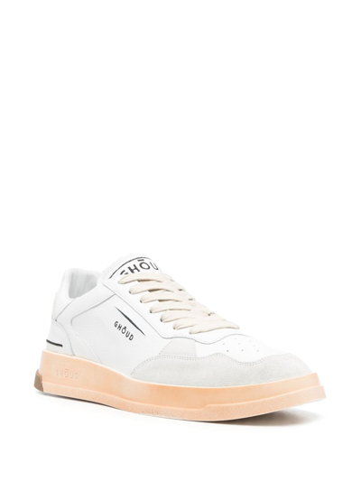 Shop Ghoud Panelled Low-top Sneakers In Weiss