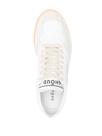 Shop Ghoud Panelled Low-top Sneakers In Weiss