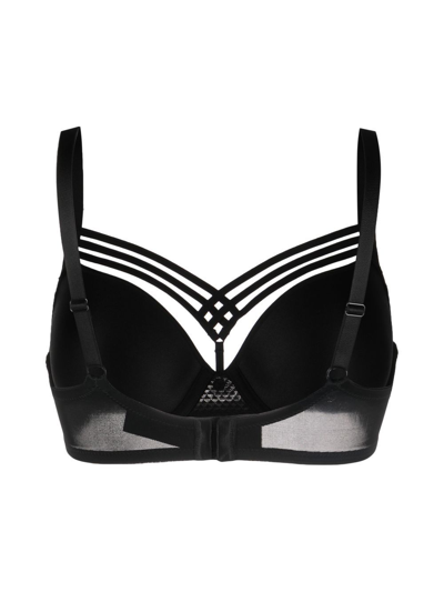 Marlies Dekkers Solid Color Bra With Cut-out Details In Black
