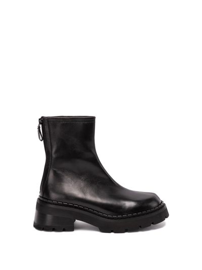 Shop By Far `alister` Ankle Boots In Nero