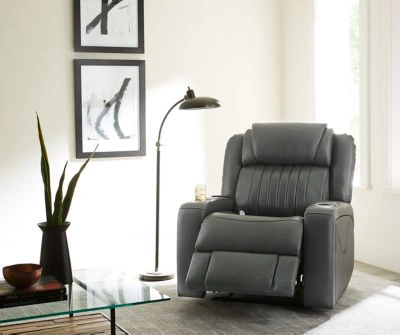 Henriel leather power recliner outlet with air massager