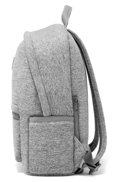 Shop Dagne Dover Dakota Medium Neoprene Backpack In Heather Grey