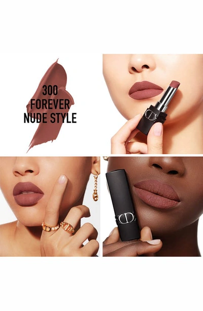 Shop Dior Rouge  Forever Transfer-proof Lipstick In 300 Forever Nude Style