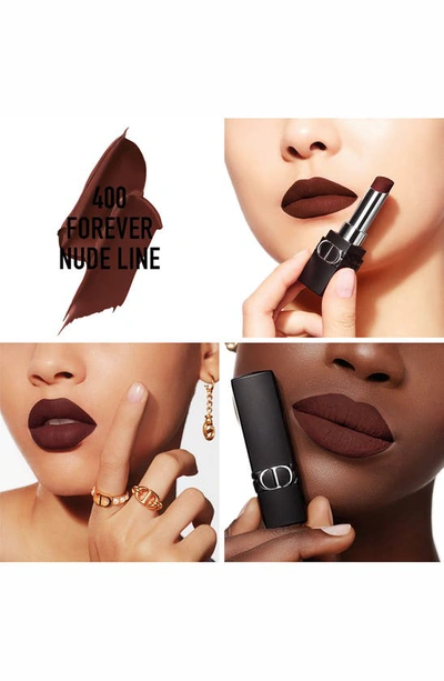 Dior Rouge  Forever Transfer-proof Lipstick 400 - Forever Nude Line 0.12 oz / 3.5 G In 400 Forever Nude Line