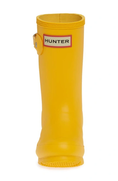 Shop Hunter Kids' Original Rain Boot In Yellow/ Yellow
