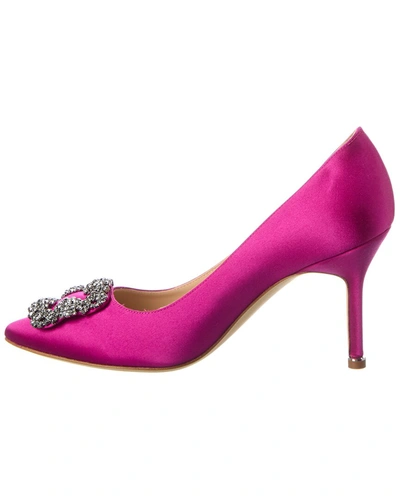 Manolo Blahnik Hangisi Pumps In Pink
