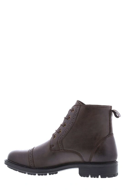 Shop English Laundry Saint Combat Boot In Brown