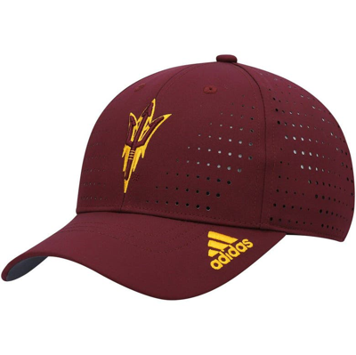 Shop Adidas Originals Adidas Maroon Arizona State Sun Devils 2021 Sideline Aeroready Adjustable Hat