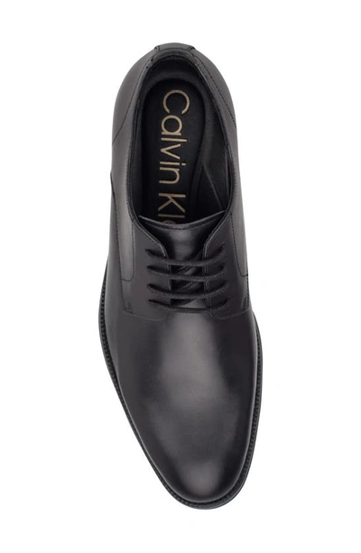 Calvin Klein Jack Plain Toe Derby In Black