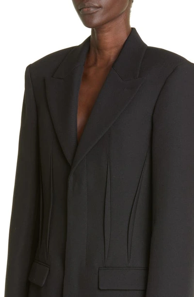 Shop Dion Lee Gender Inclusive Darted Blazer In Black
