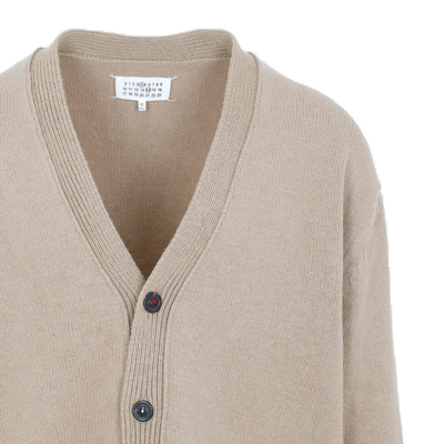 Shop Maison Margiela Buttoned Knitted Cardigan