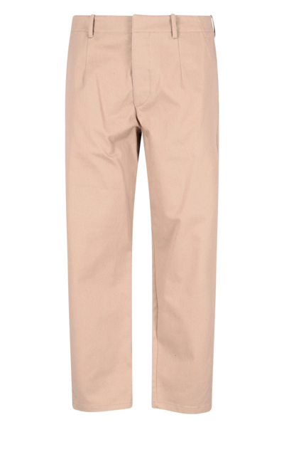 Shop Prada Stretch Cotton Trousers