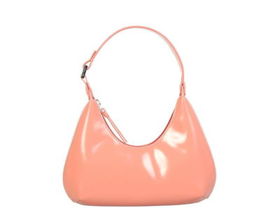 Shop By Far Baby Amber Shoulder Bag In Salmon