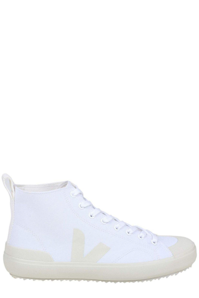 Shop Veja Nova High-top Sneakers In White/pierre