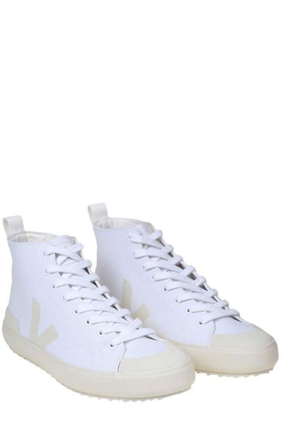 Shop Veja Nova High-top Sneakers In White/pierre