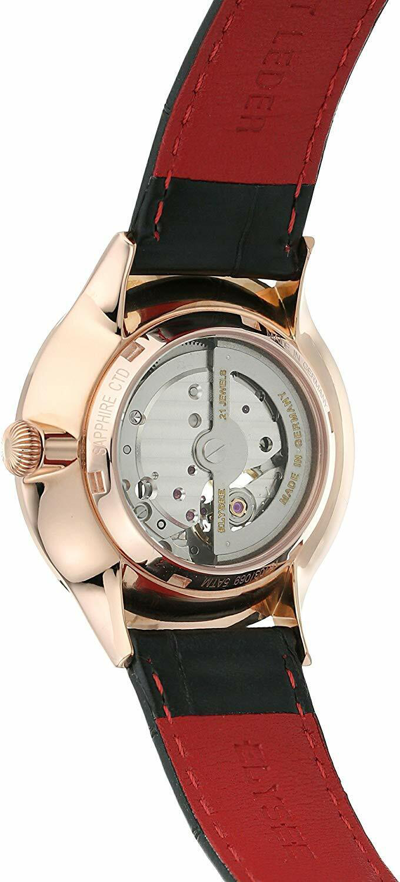 Pre-owned Elysee Nestor 15103 Made In Germany Men's Open Heart Automatic Watch Gold