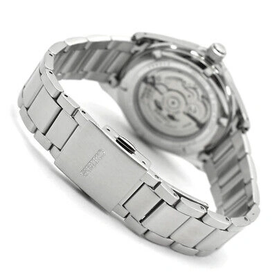 Pre-owned Seiko Szsb014 Black Automatic Mechanical Classic Line Men's Watch In Box