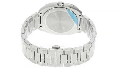 Pre-owned Gucci Gg2570 40mm Quartz Stainless Steel Blk Dial Men's Watch Ya142301