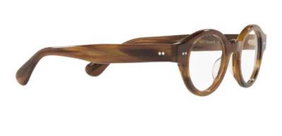 Pre-owned Oliver Peoples 0ov5466u Londell 1011 Raintree Brown Oval Unisex Eyeglasses In Clear