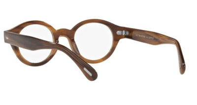 Pre-owned Oliver Peoples 0ov5466u Londell 1011 Raintree Brown Oval Unisex Eyeglasses In Clear