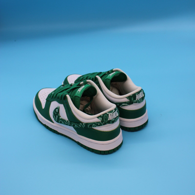 Pre-owned Nike Size 6.5w- Dunk Low Essential Paisley Pack Green White Low Top Sneakers 2022