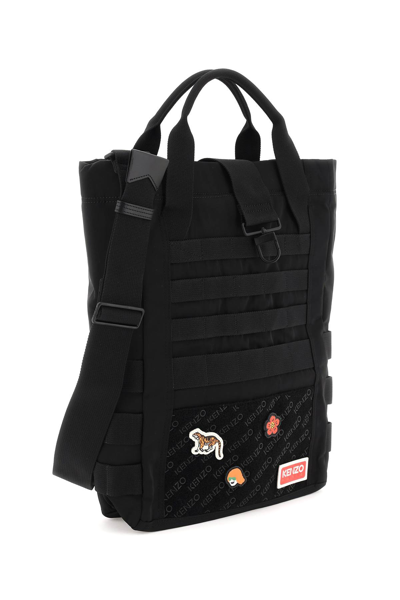 Shop Kenzo Jungle Tote Bag In Black
