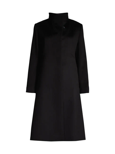Shop Cinzia Rocca Women's Icons Cashmere Coat In Black
