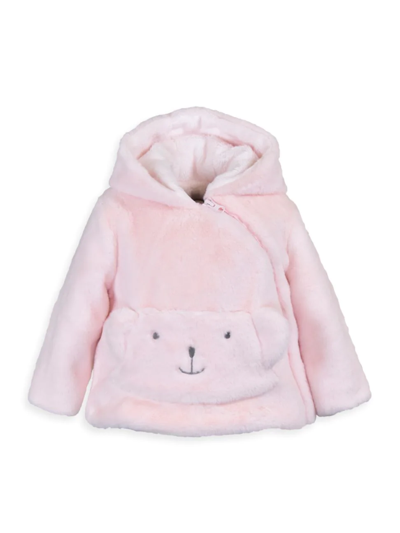 Shop Widgeon Baby Girl's & Little Girl's Bear Pocket Jacket In Rose